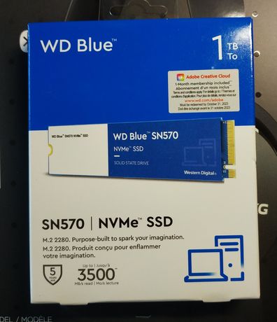 SSD WD Blue SN570 1TB NVMe новий ССД на 1 ТБ