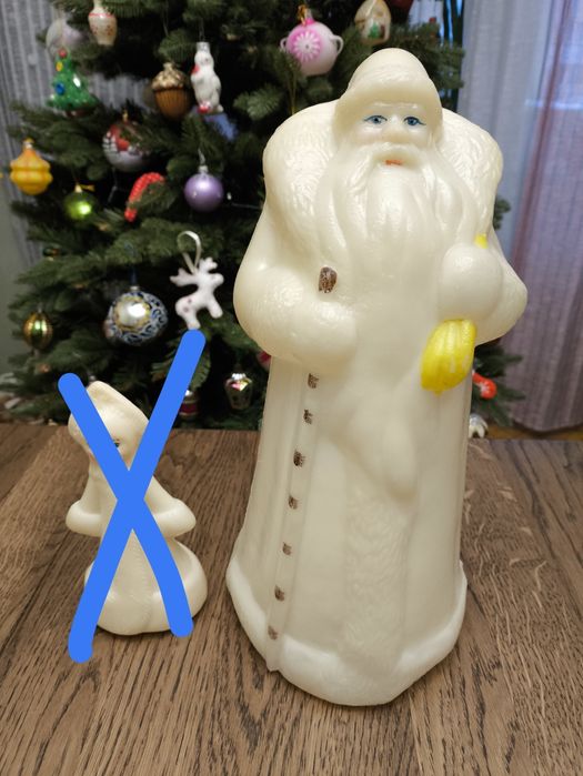 Пластиковий Дід Мороз