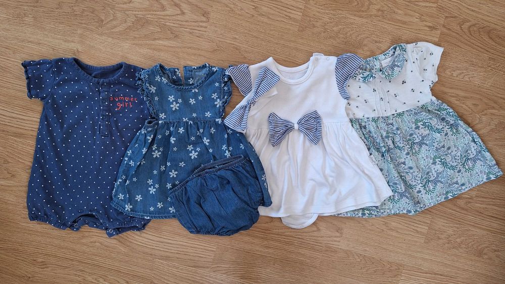 Paka ubranek dla dziewczynki 74