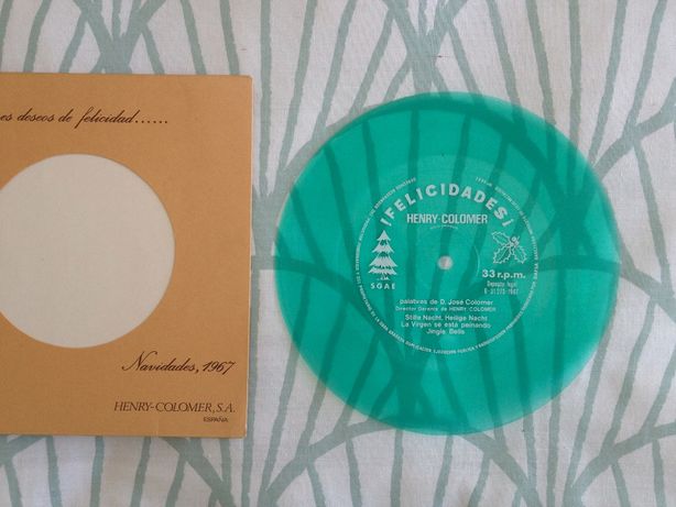 Disco vinil Natal vintage (33 rpm)