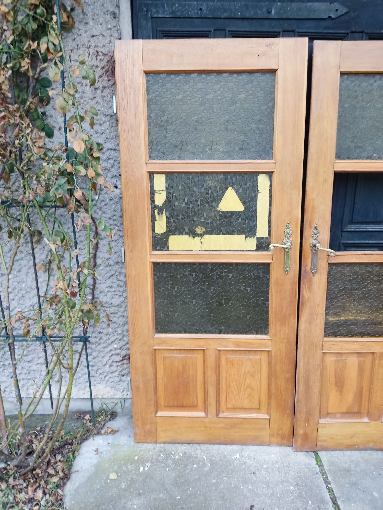 Drzwi wewnętrzne drewniane - 4 sztuki