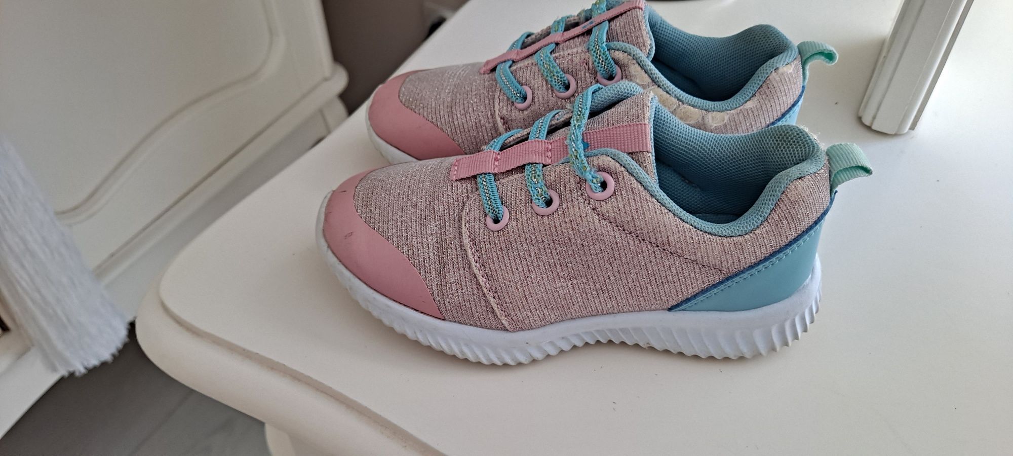 Speaker brokatowe sportowe wsuwane buty dla dziewczynki roz 27