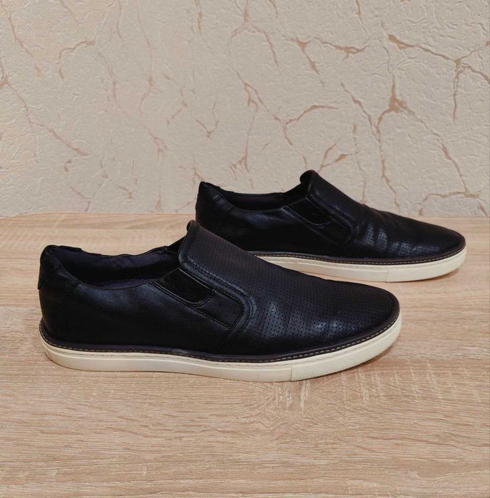 Оригінальні шкіряні чоловічі туфлі сліпони Dr. Scholl's 46р./28 см