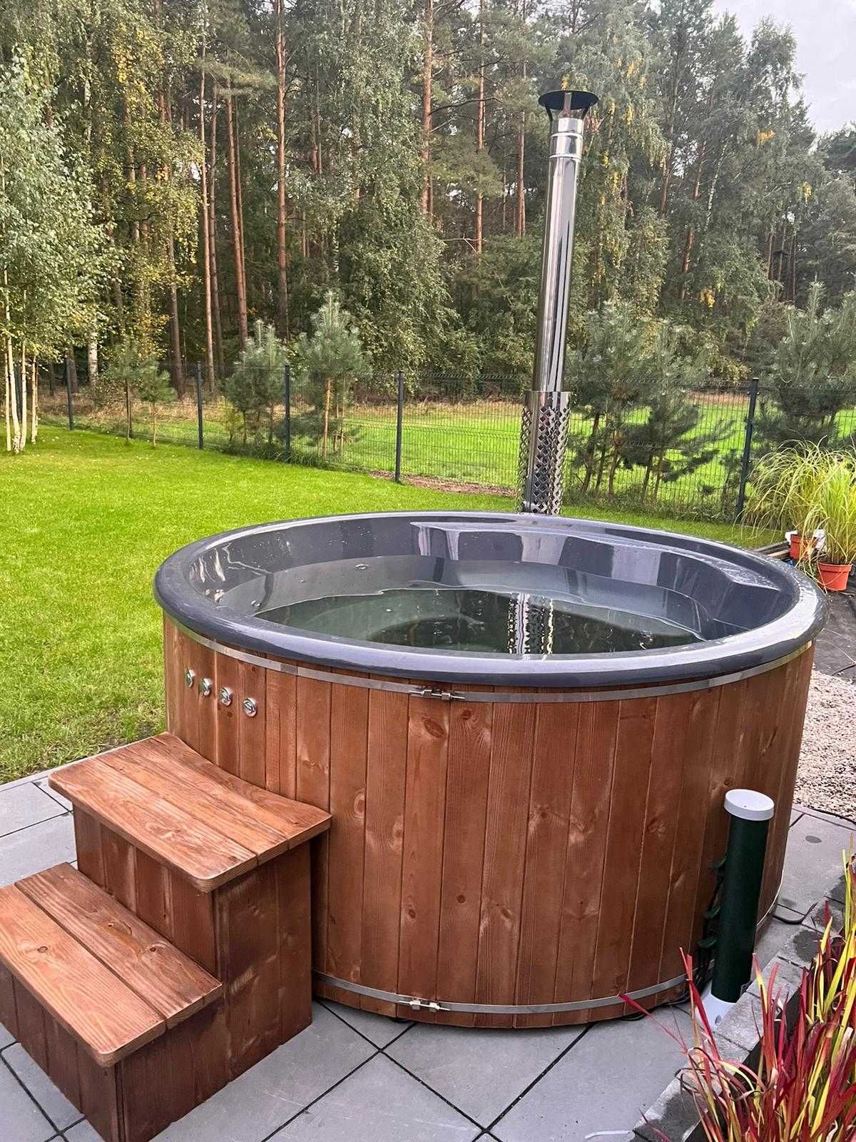 BALIA ogrodowa mała 200 cm, hydromasaż i jacuzzi, LED