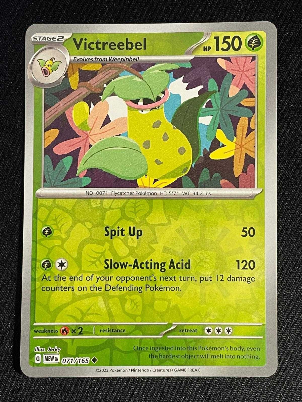 Carta Pokémon Victreebel 71/165 Scarlet & Violet 151