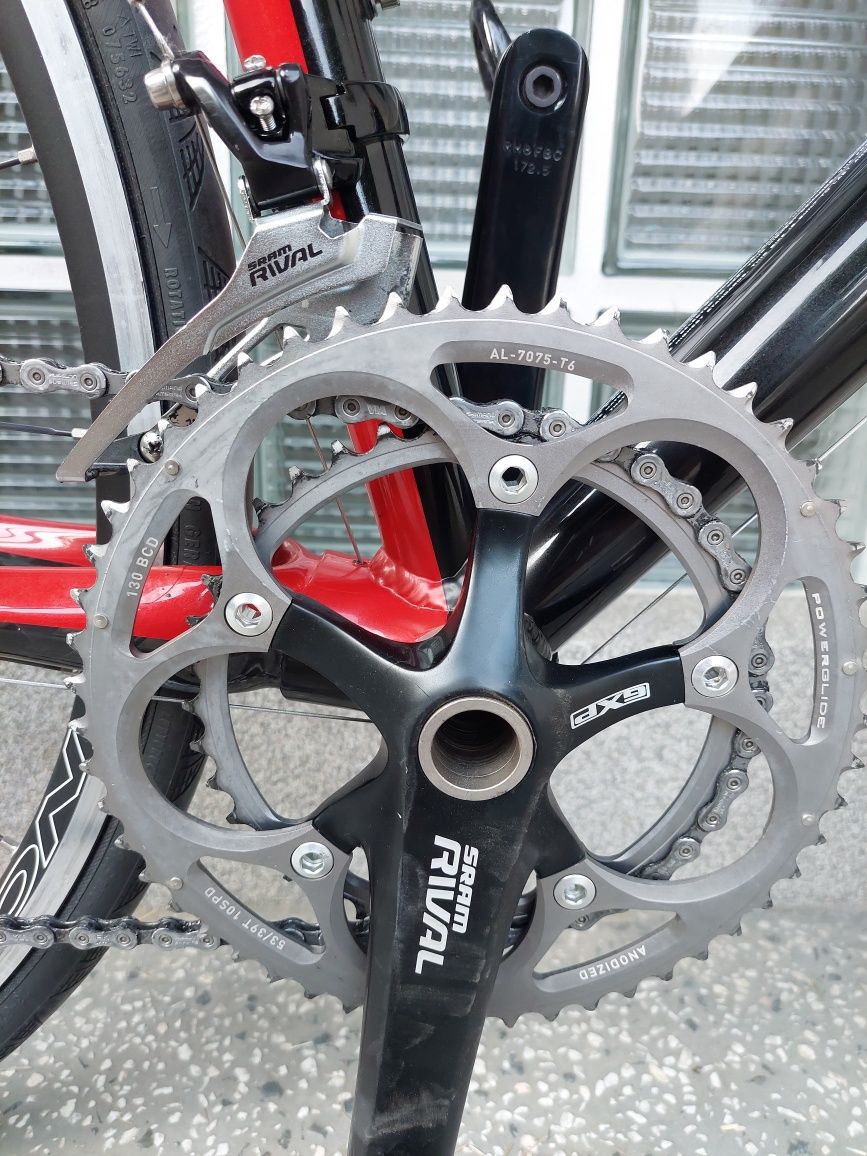 Rower szosowy Gazelle V.5 Custom Build Sram Force/Rival jak nowy r.56