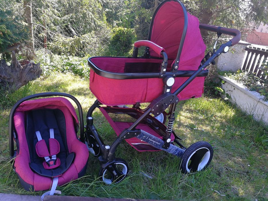 Wozek dziecięce niemowlęce fotelik 3w1 nowy spacerówka gondola wyprzed