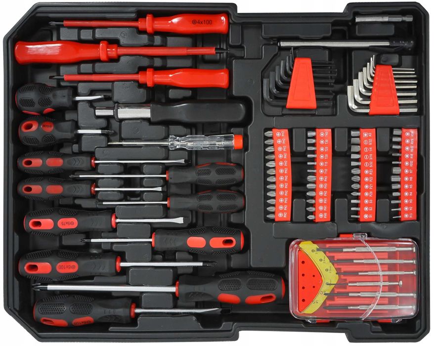 ZESTAW KLUCZY NASADOWYCH Narzędzi Walizka Narzędziowa Klucze Nasadowe