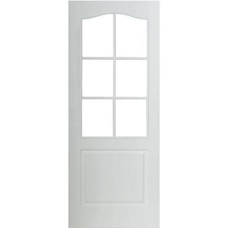 Дверь 600мм белая под стекло