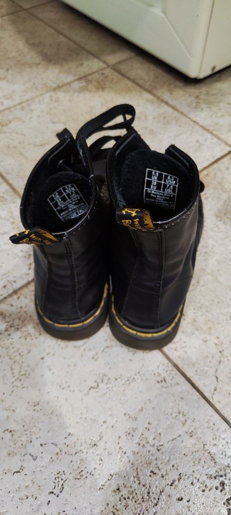 Buty dr Martens glany botki czarne
