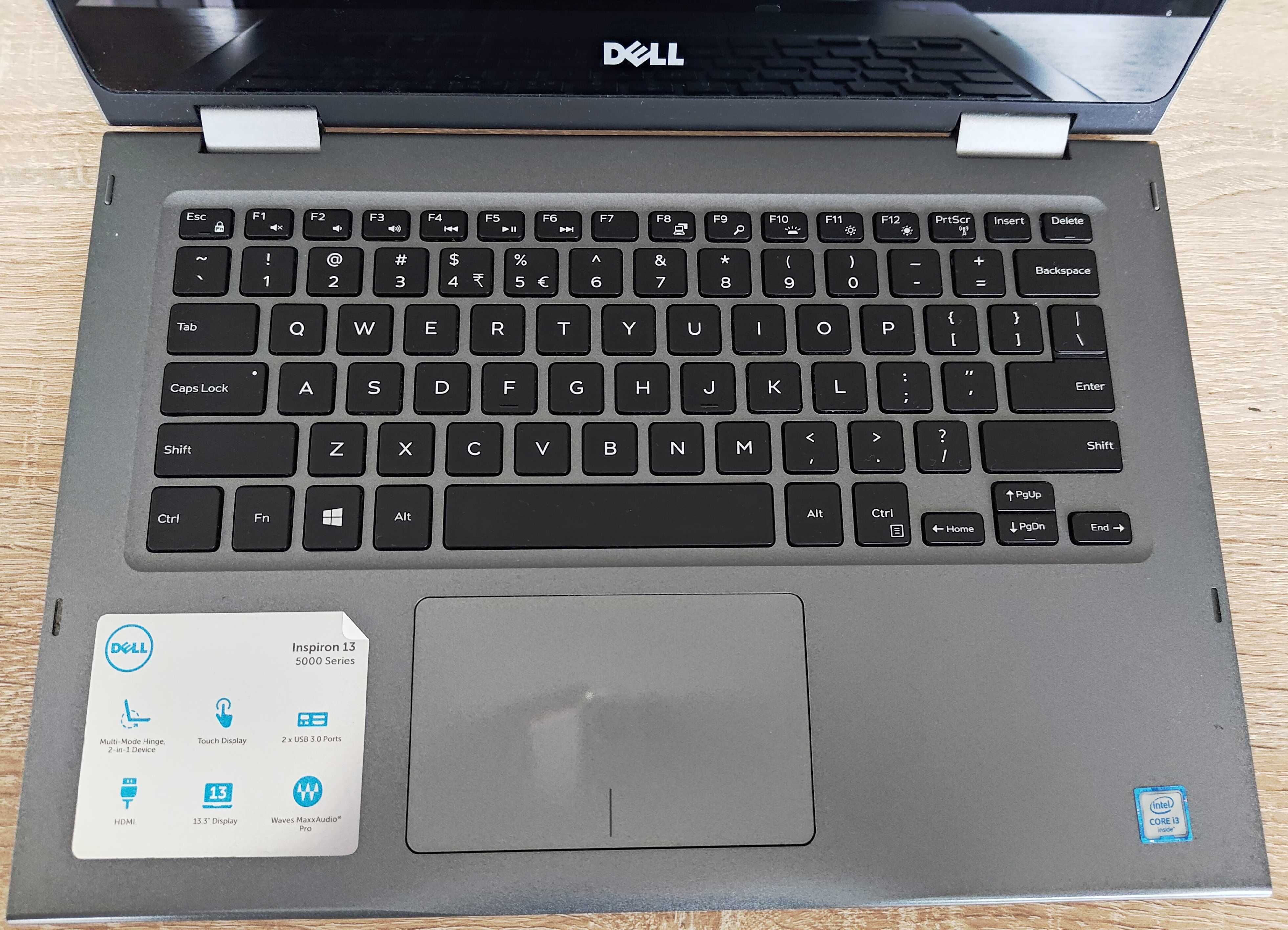 Laptop Dell Inspiron 13" 5368 2-in-1 dotykowy ekran z opcją tabletu