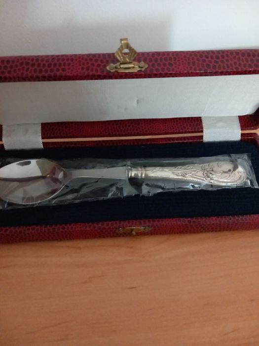 Colher de sobremesa em prata (NOVA)