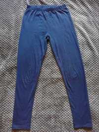 Mango granatowe bawełniane legginsy z serii basic 13-14 lat 158 164 XS
