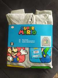Nowa z metką bluza chłopięca z kapturem Super Mario 158-164 cm