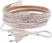 Taśma LED  4 m 220 V IP67 Wodoodporna  Ciepła Biel