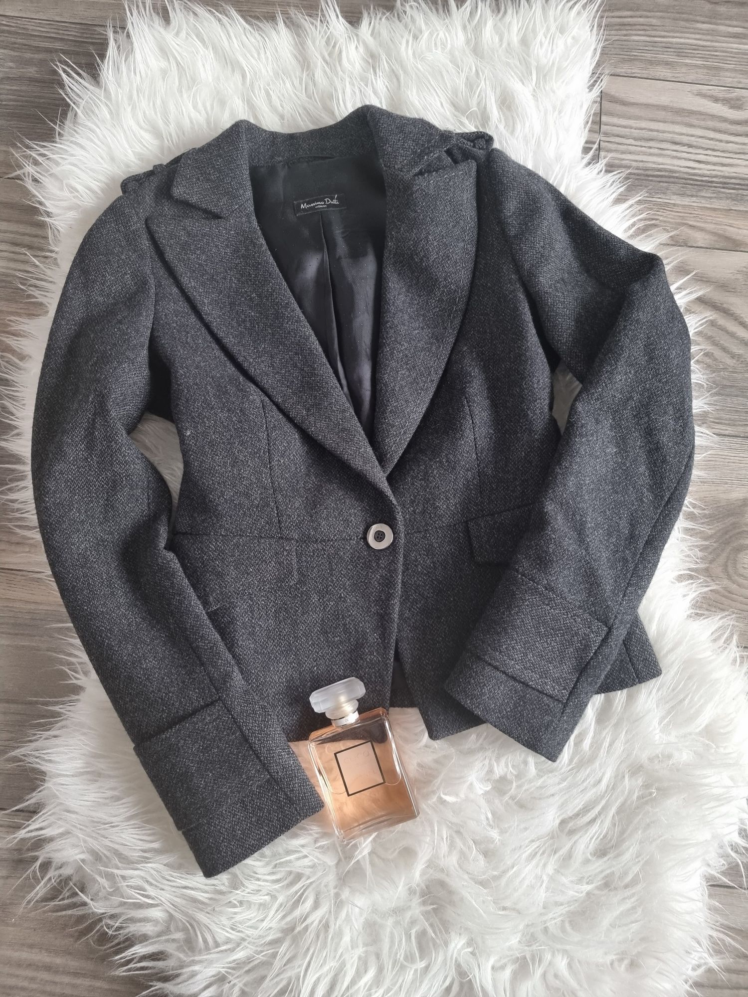 Welniana marynarka Massimo dutti rozm. S