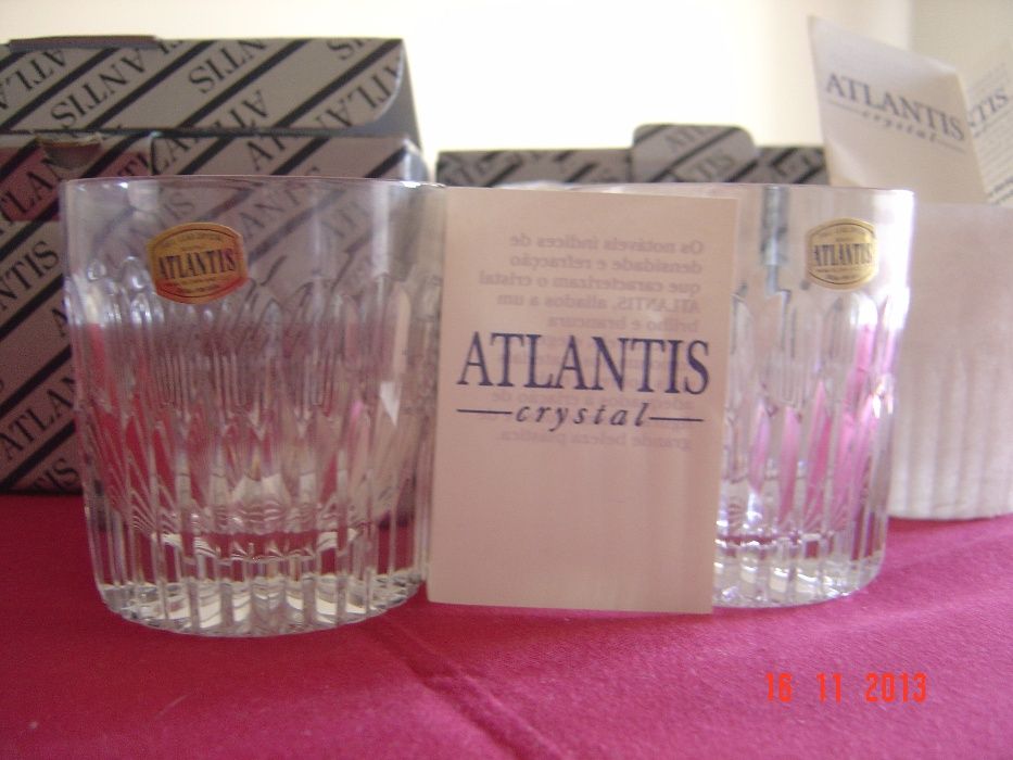 Conjunto Copos cristal Atlantis (4 unidades)