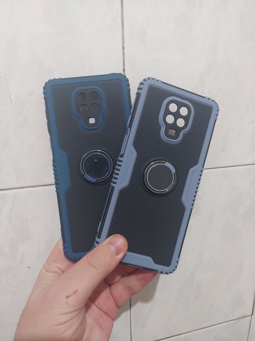 Защитный Чехол с кольцом подставкой, Xiaomi Redmi Note 9s Note 9 Pro!