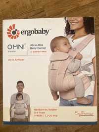 ERGOBABY OMNI BREEZE pudrowy róż nosidełko dla dziecka jak NOWE