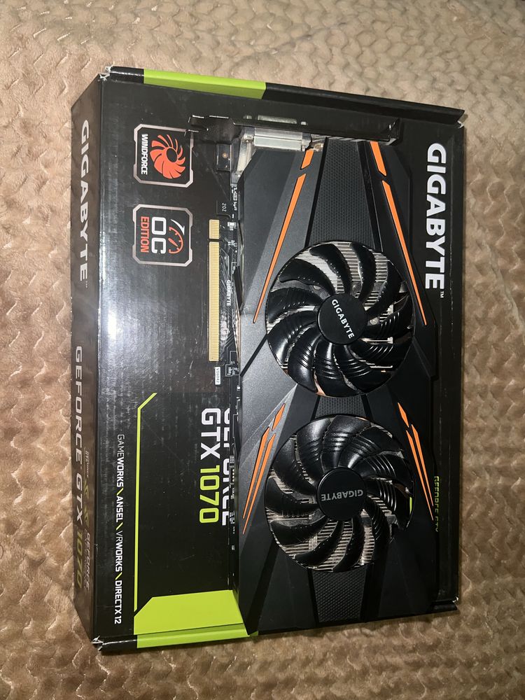 Видеокарты GeForce GTX 1070