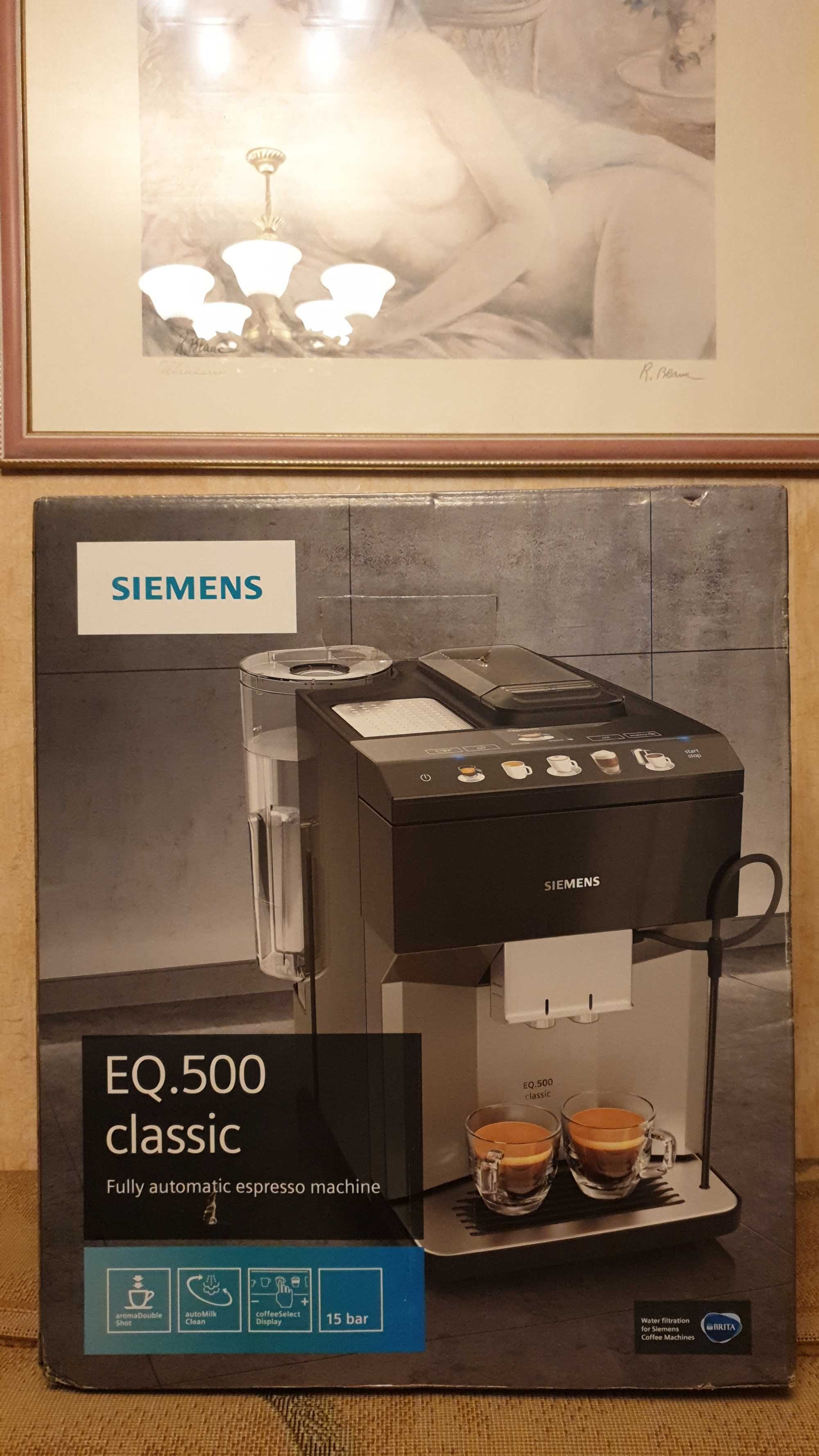 Кофемашина SIEMENS EQ  500 CLASSIC (новая в упаковке из Германии)