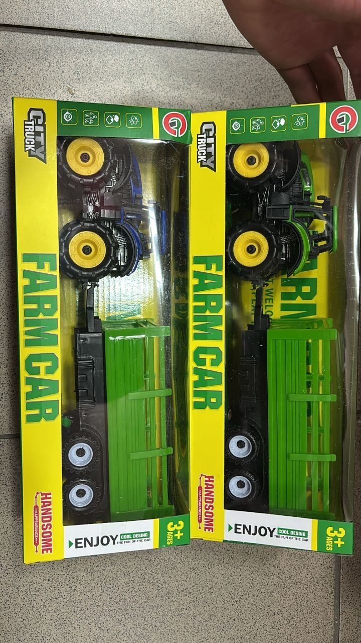 Traktor z przyczepą dla dzieci