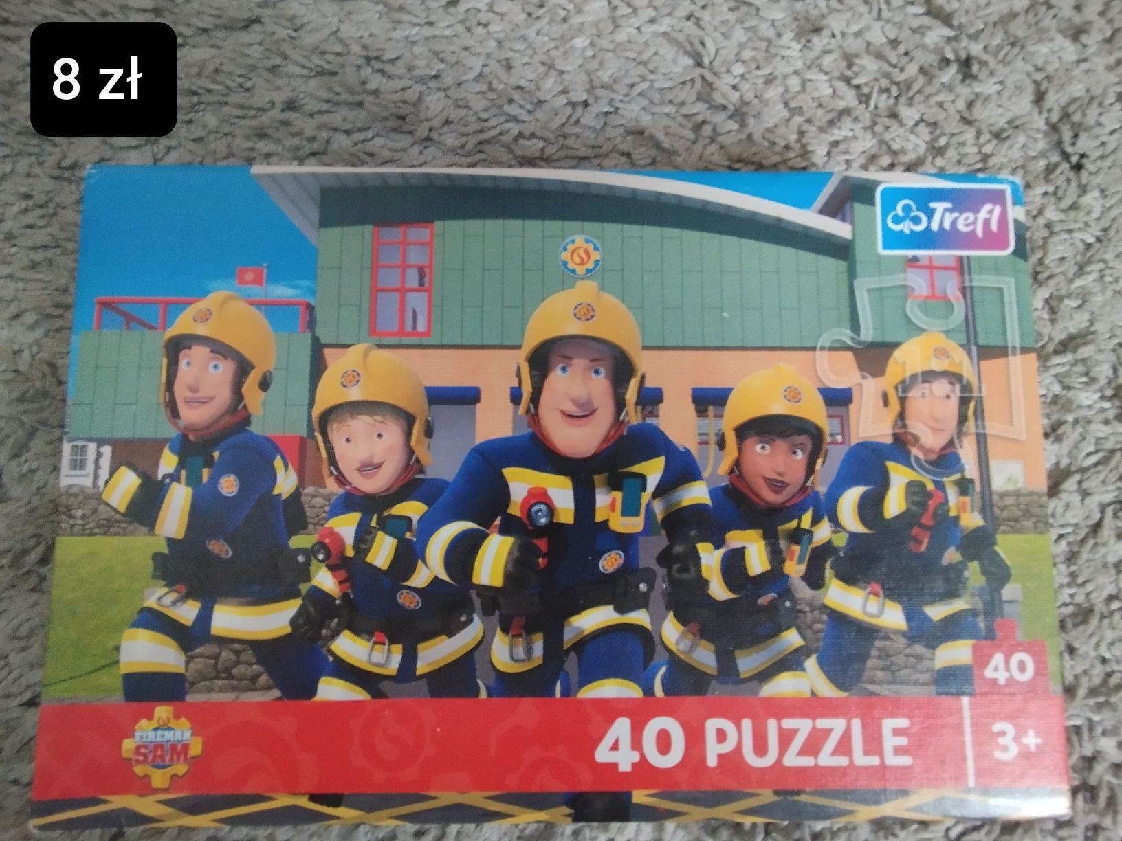 Puzzle 3+ strażak 40 elementów