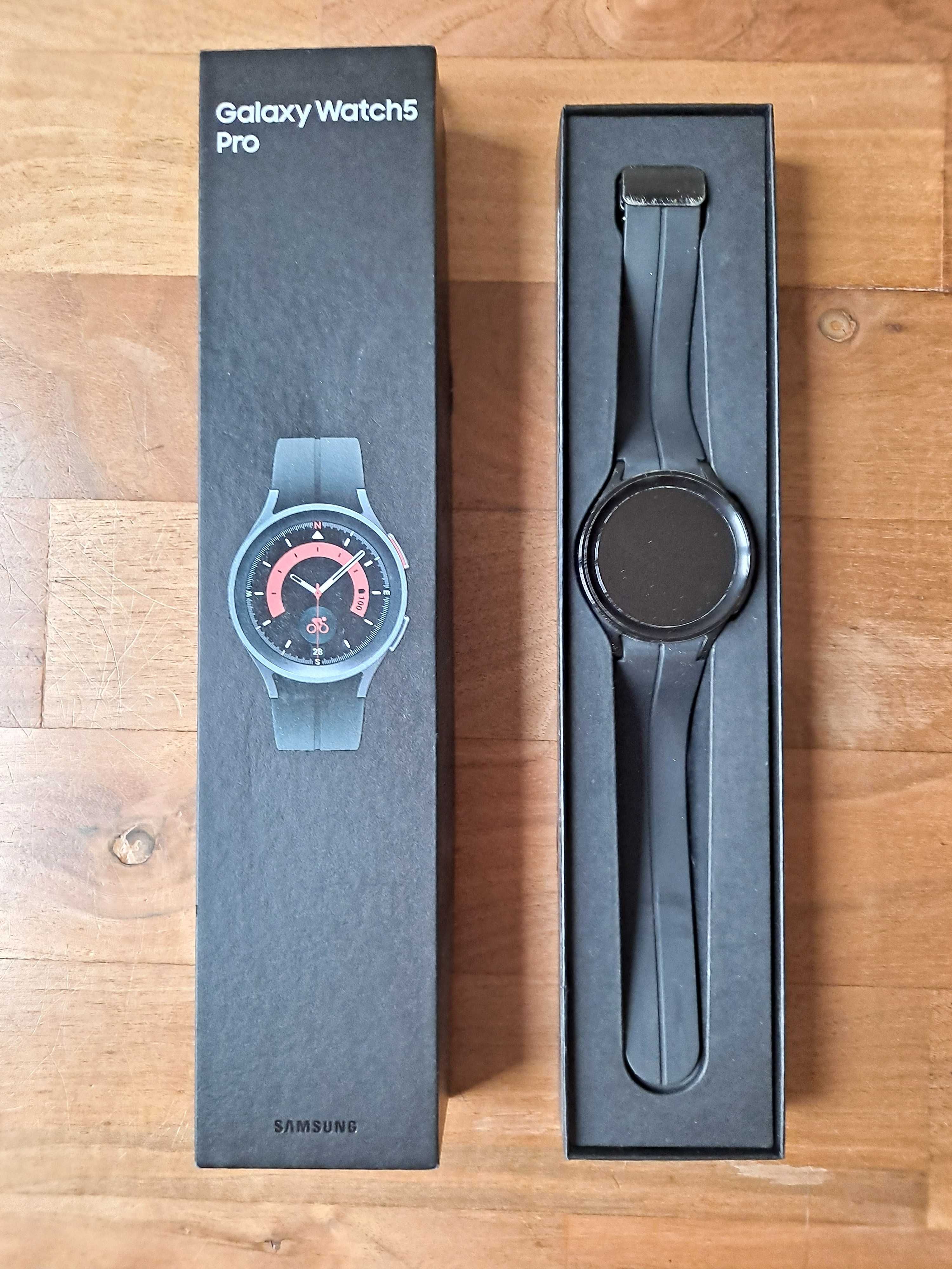 Smartwatch Samsung Galaxy Watch 5 PRO używany bardzo dobry stan sprawn