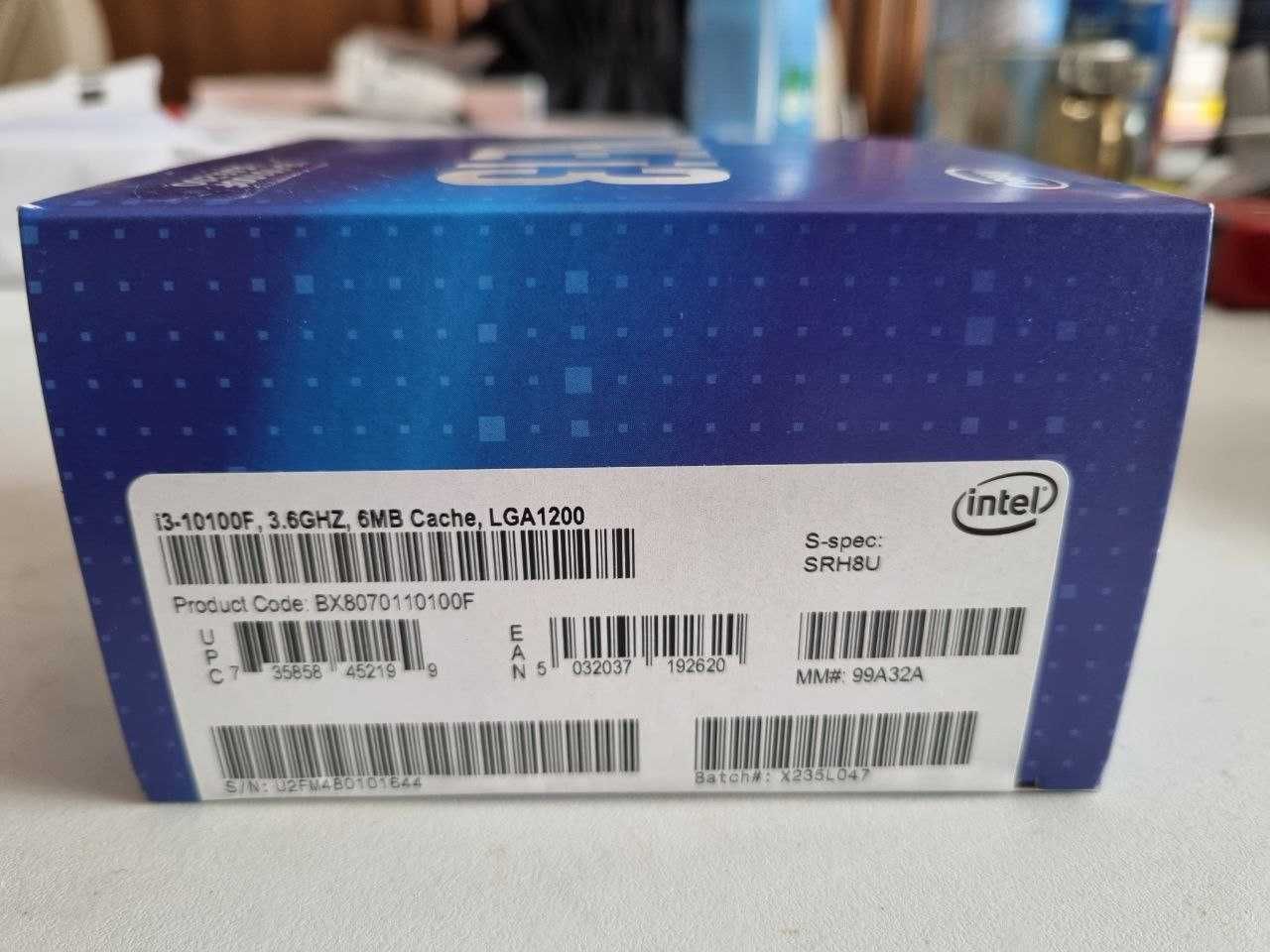 Procesor Intel Core i3-10100F 3.6GHz/4.3GHz 6MB A1200 BOX v2 nowy