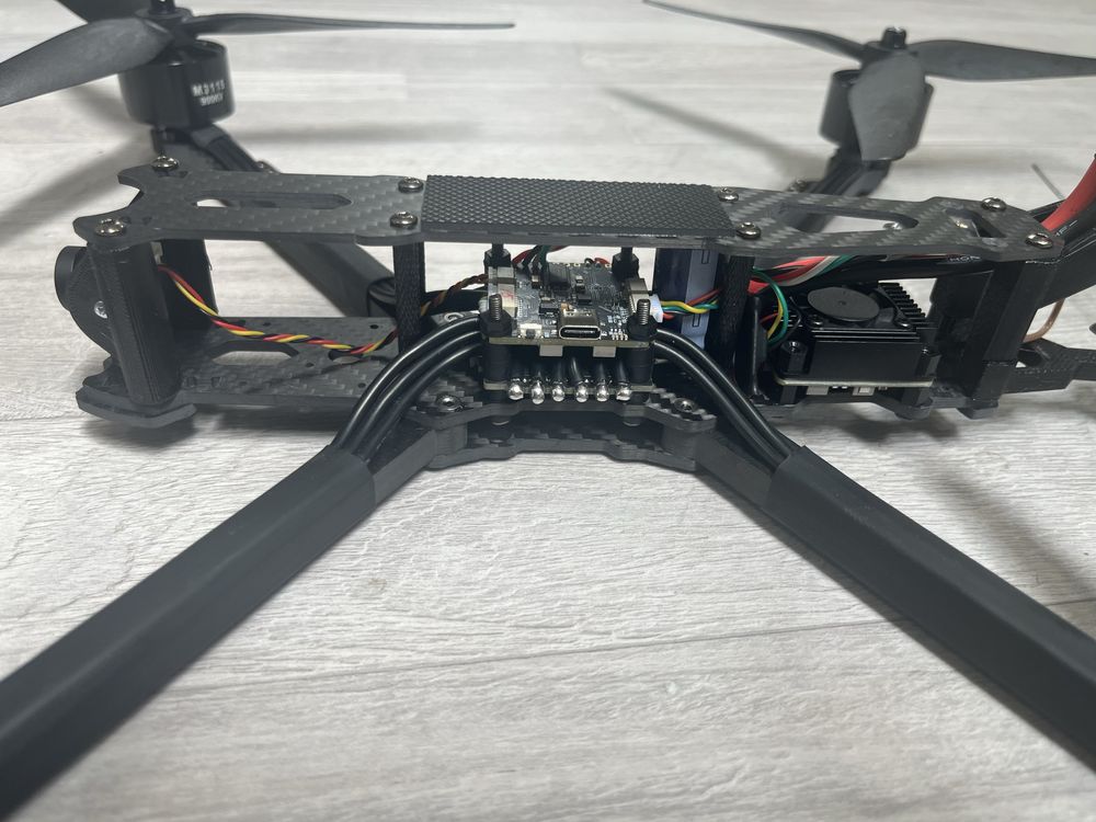 FPV 10 дюймів, АКК VTX 2.5W, тепловізійна камера  Foxeer FT384 Карбон
