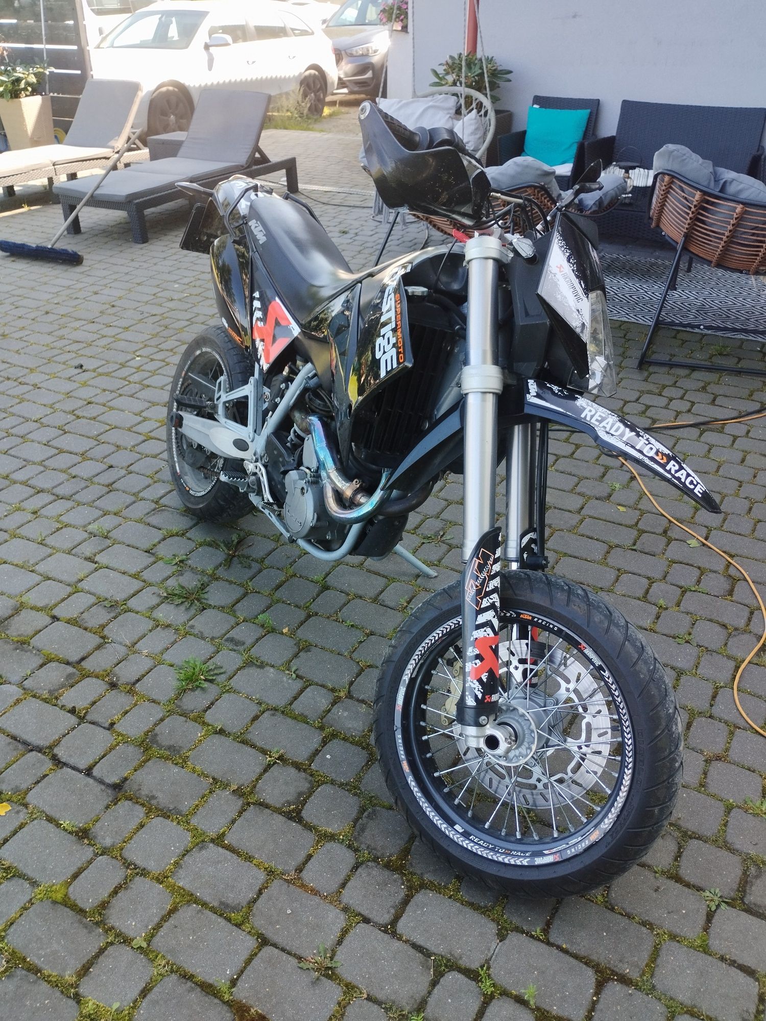 KTM 640 supermoto rok 2003 zarejstrowany lub zamienie