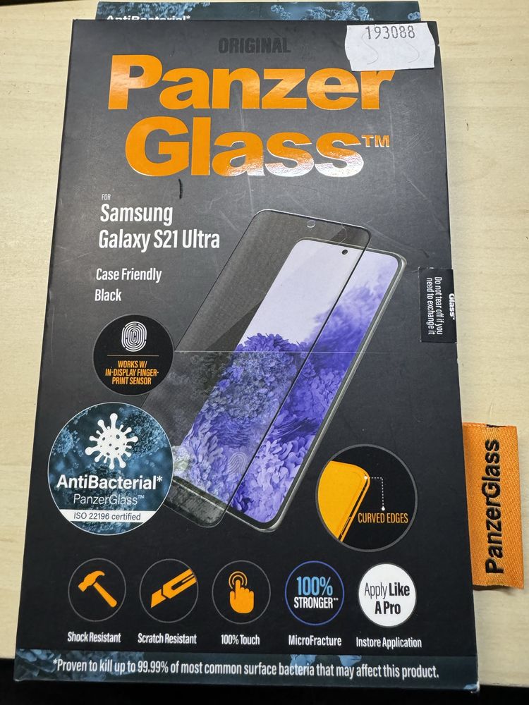 Szkło hartowane Samsung Galaxy S21 Ultra Panzer Glass