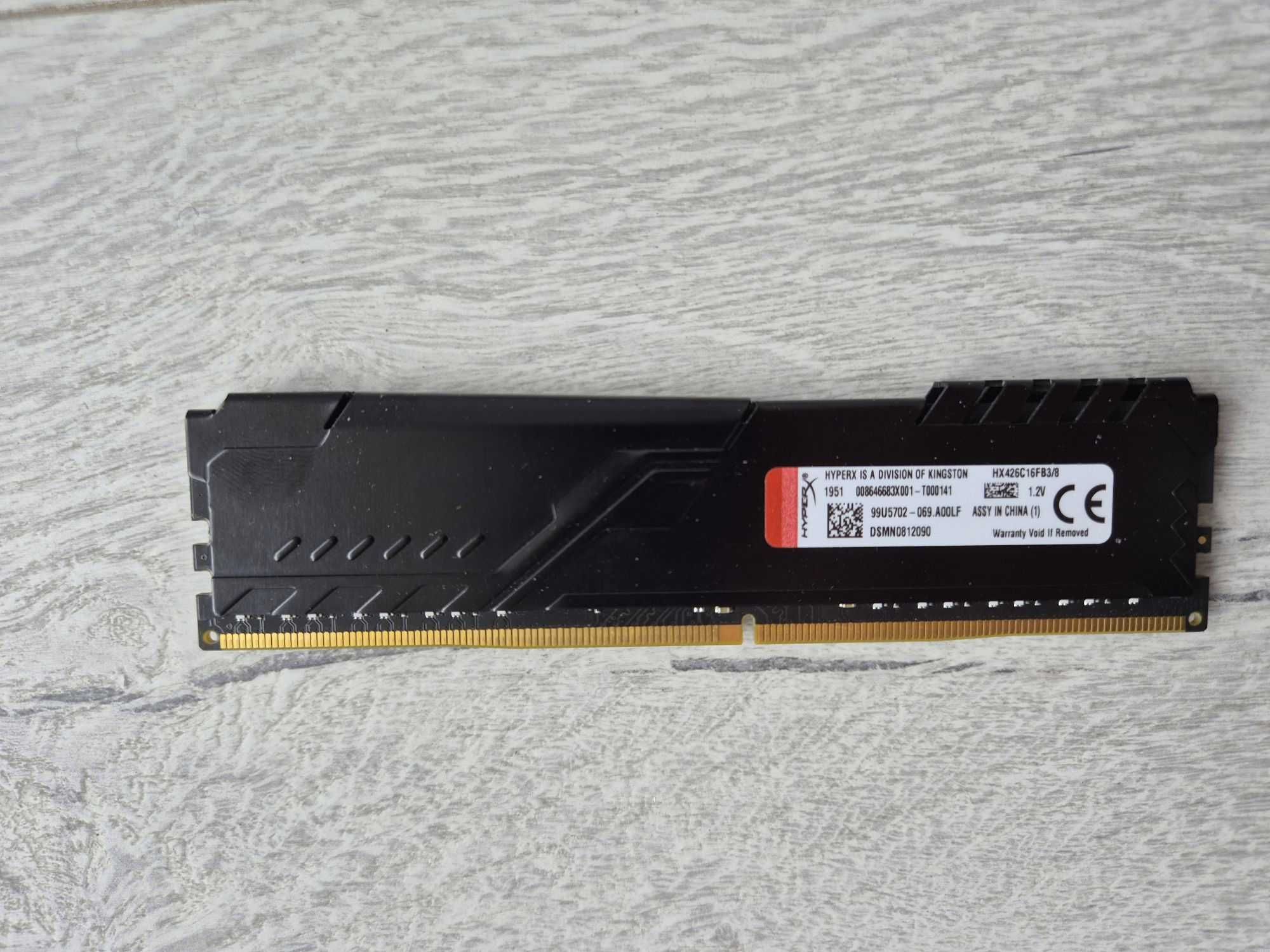 пам'ять DDR4 8GB планки 2666\3200MHz HyperX Fury. Trade--in