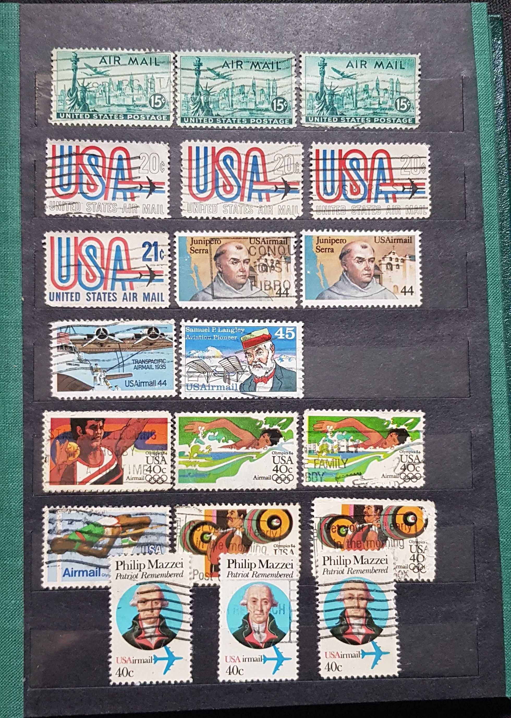 Znaczki pocztowe USA 33szt.