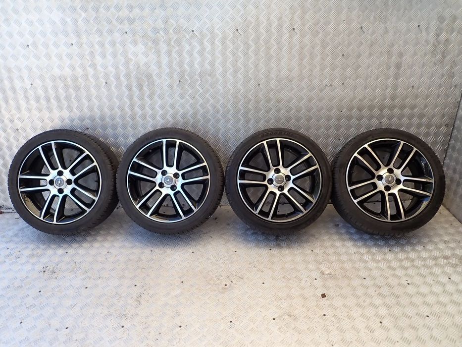 KOŁA FELGI ALUMINIOWE OPEL 7JX17 ET 44 4X100  OP087 (K1) Z OPONĄ LATO GOODRIDER  215/45/17