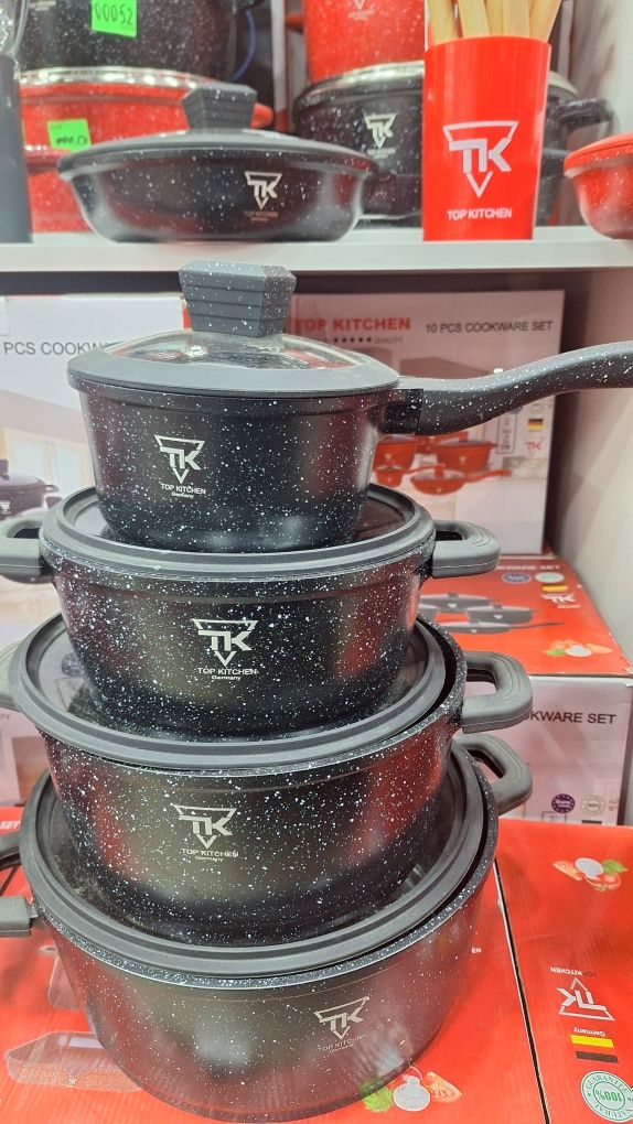 Набір кухонного посуду з гранітним покриттям антипригарним Top Kitchen