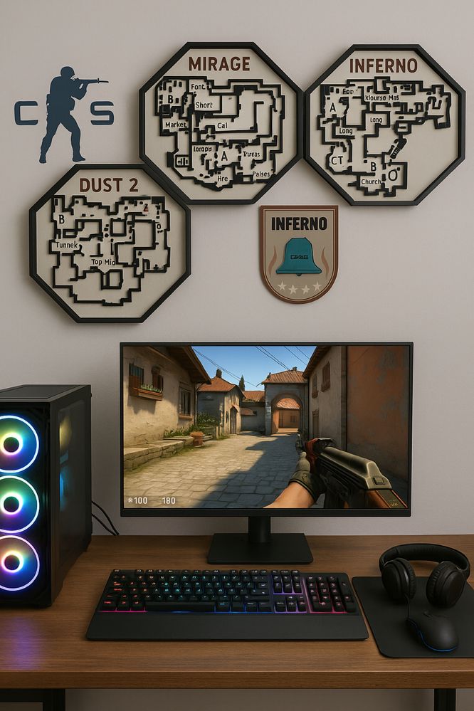 CS2 карти у 3D – Dust2, Mirage, Inferno