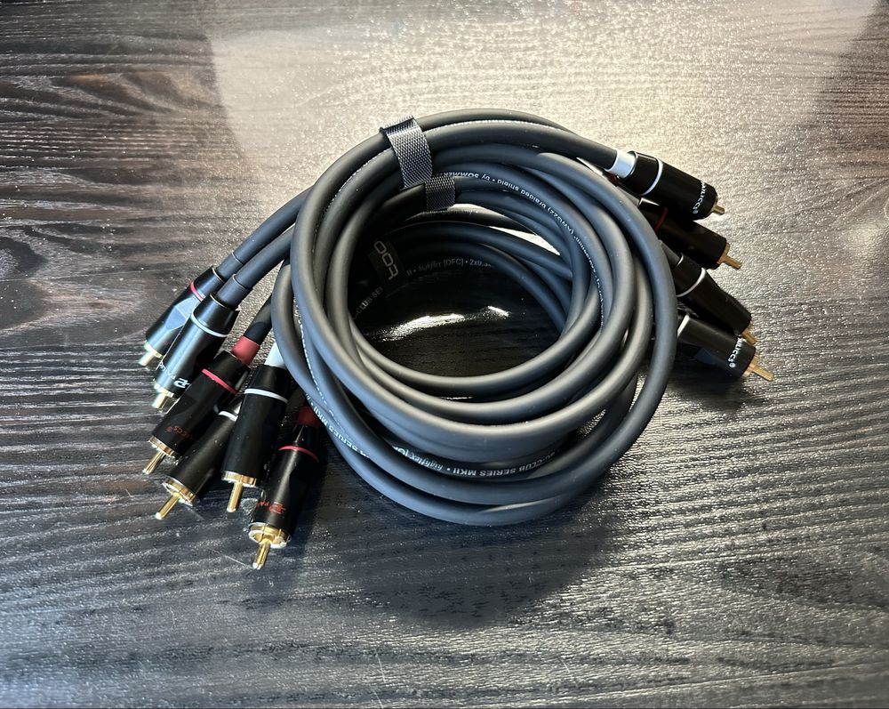 Межблочный кабель 2RCA - 2RCA Klotz mc5000 Wbt Paillics XLR Jack 6.3