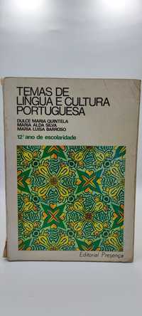 Livro - Ref: CxB - Temas de Língua e Cultura Portuguesa - 12º Ano