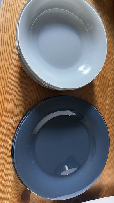 Talerze obiadowe głębokie i płytkie