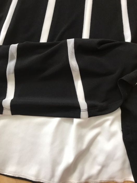 Sukienka bez rękaw czarno-biała rozmiar M Connected apparel