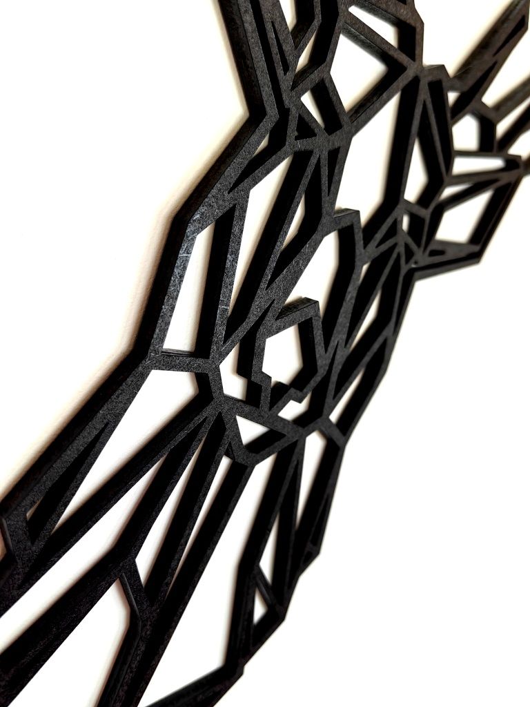 Obraz ażurowy 3D Jeleń. Dekoracja ścienna zwierzęta.