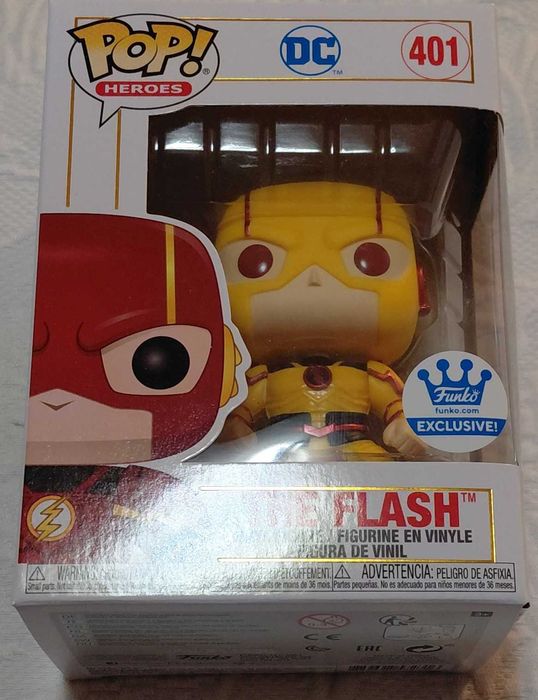 funko pop dc 401 reverse flash (imperial palace) funko shop exclusive