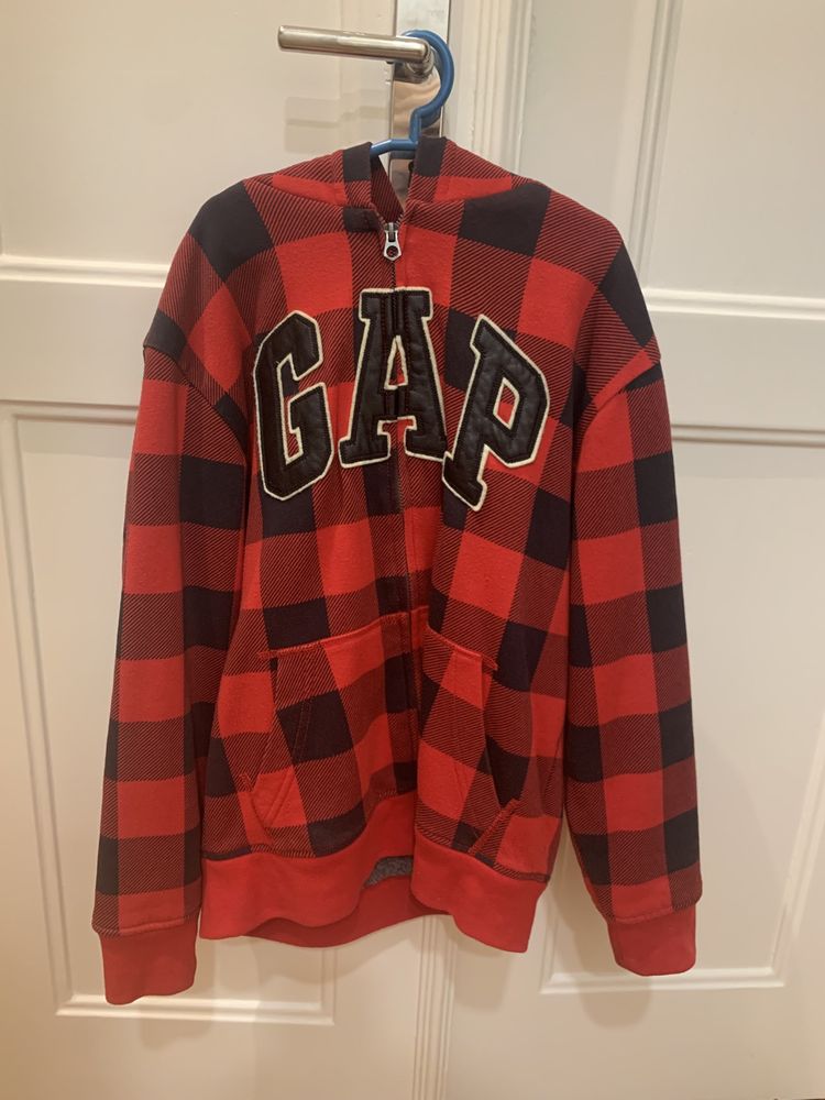 Hoodie Gap - vermelho e preto