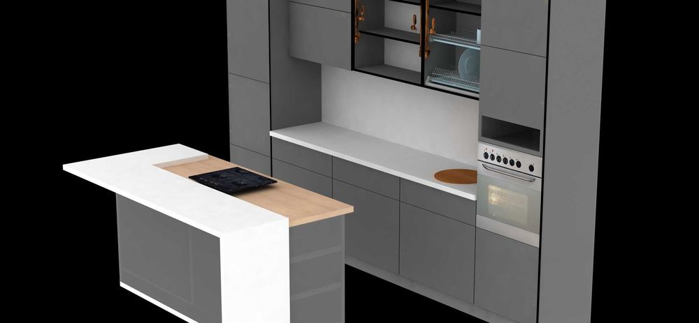 Креслення на замовлення Меблі Viyar