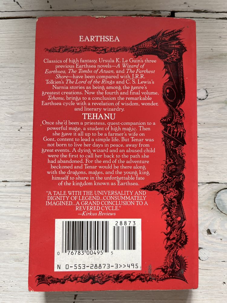 Ursula Le Guin Tehanu książka po angielsku
