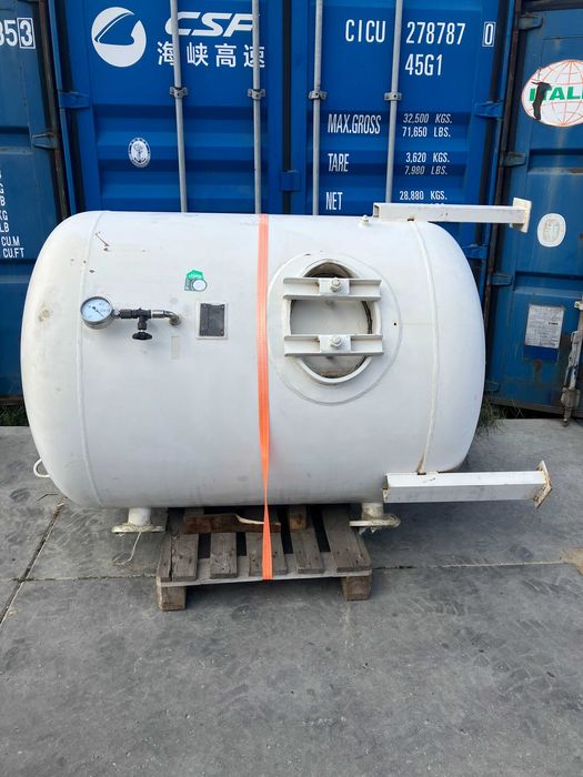 Zbiornik sprężonego powietrza 2000 l UDT SOLIDNY - 615 kg | 10 bar |