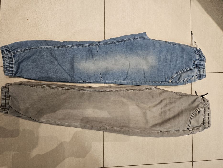 Dwie pary spodni Reserved r 158 uciagliwa bawelna joggery