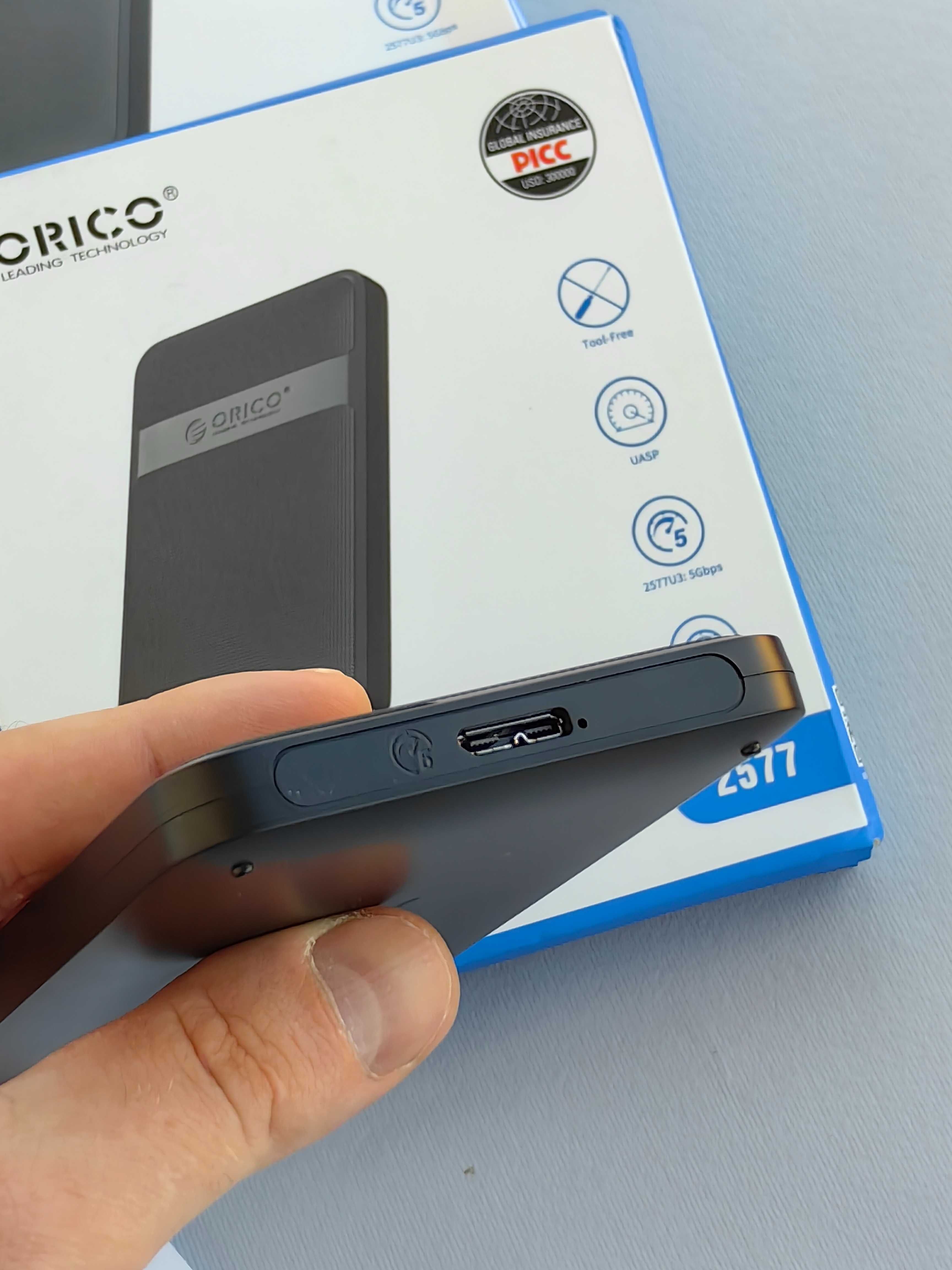 Внешний карман ORICO 2577U3-V1 для SSD/HDD 2.5" SATA - USB 3.0