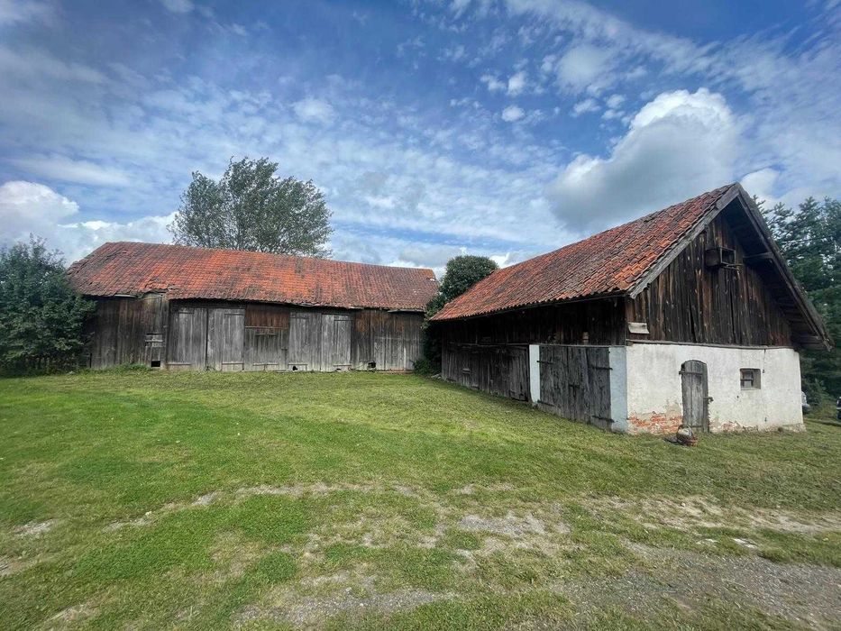 Działka 30 arów+Dom i dwa budynki gospodarcze-Blisko Mazurskich jezior